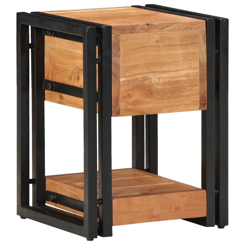 Cabinet de chevet avec tiroir 2 pcs Marron 30 x 30 x 40 cm - XIOS
