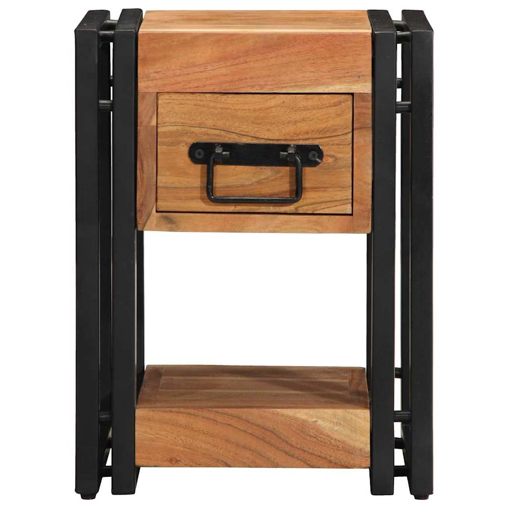 Cabinet de chevet avec tiroir 2 pcs Marron 30 x 30 x 40 cm - XIOS