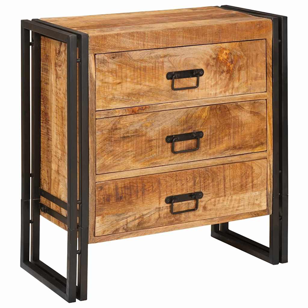 Buffet Marron 66 x 33 x 70 cm bois de manguier massif - XIOS