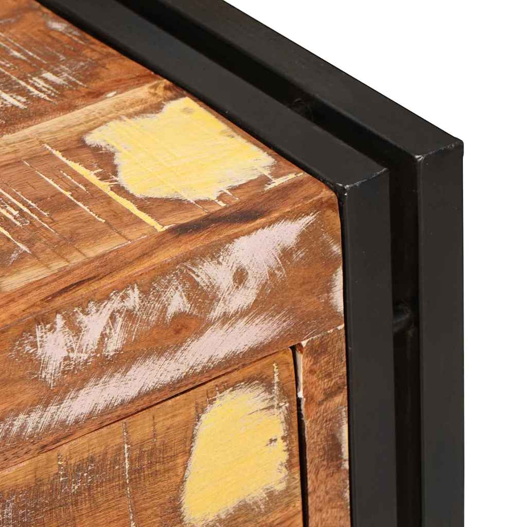 Buffet Marron 66 x 33 x 70 cm bois de récupération massif - XIOS