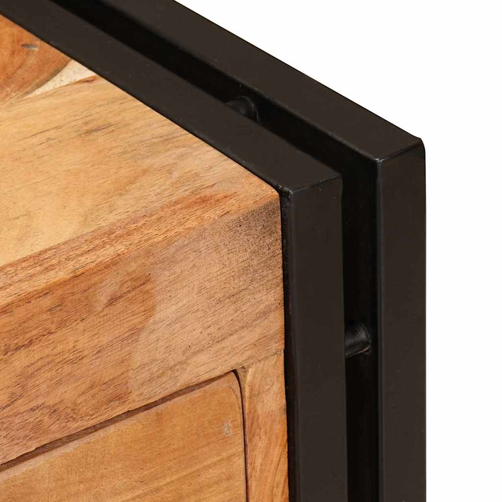 Buffet avec tiroir Marron 66 x 33 x 70 cm Bois d'acacia massif - XIOS