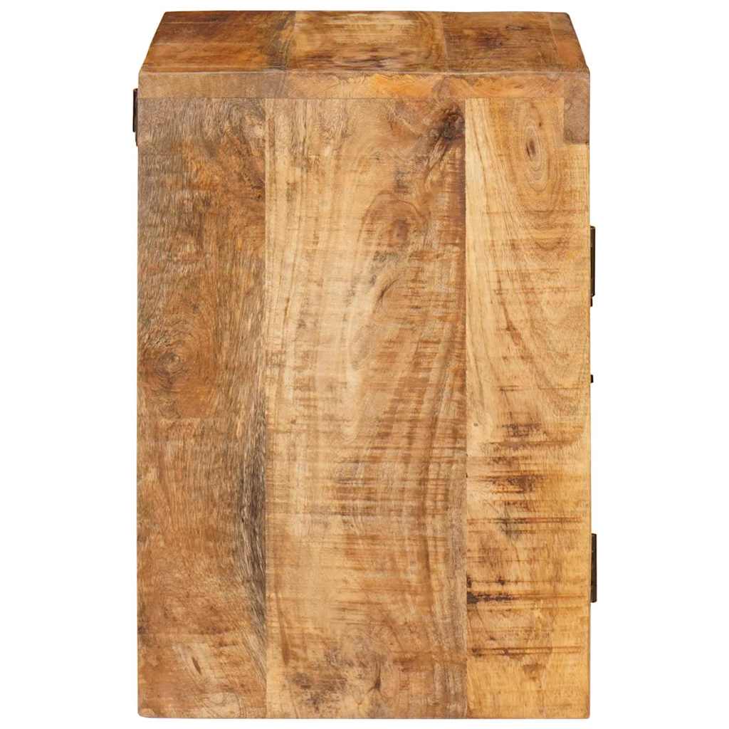 Table de chevet Marron 35 x 33 x 48 cm Bois de mangue massif - XIOS