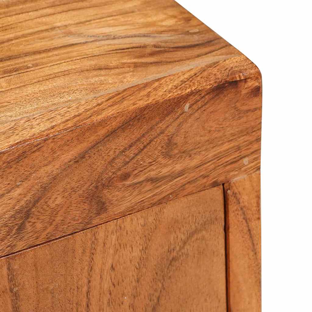 Table de chevet Marron 35 x 33 x 48 cm Bois massif d'acacia - XIOS