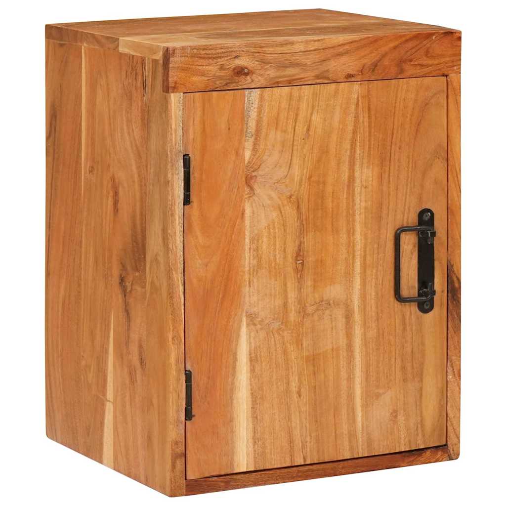 Table de chevet Marron 35 x 33 x 48 cm Bois d'acacia massif - XIOS