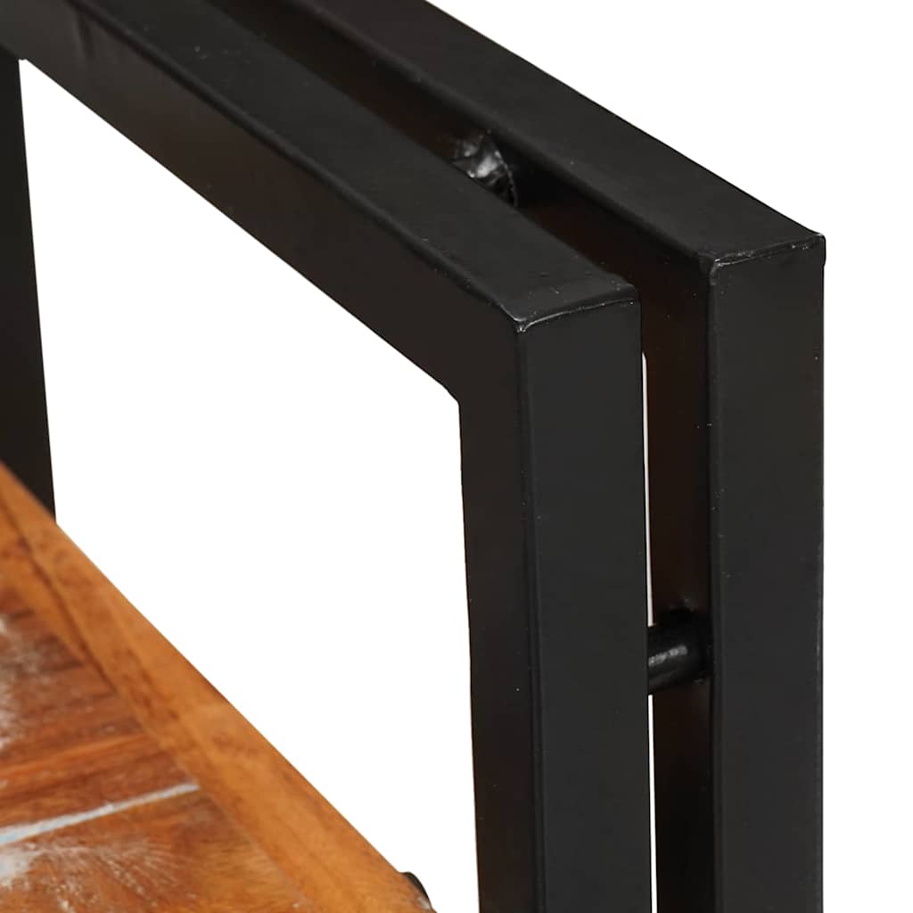 Table de chevet 2 pcs Marron et noir Bois massif récupéré - XIOS