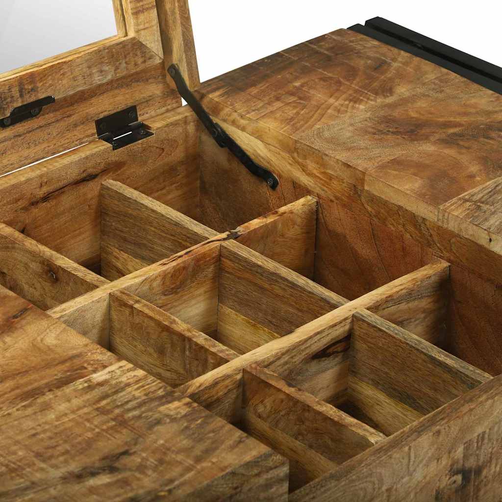 Coiffeuses pour Chambre Marron Bois de manguier massif - XIOS