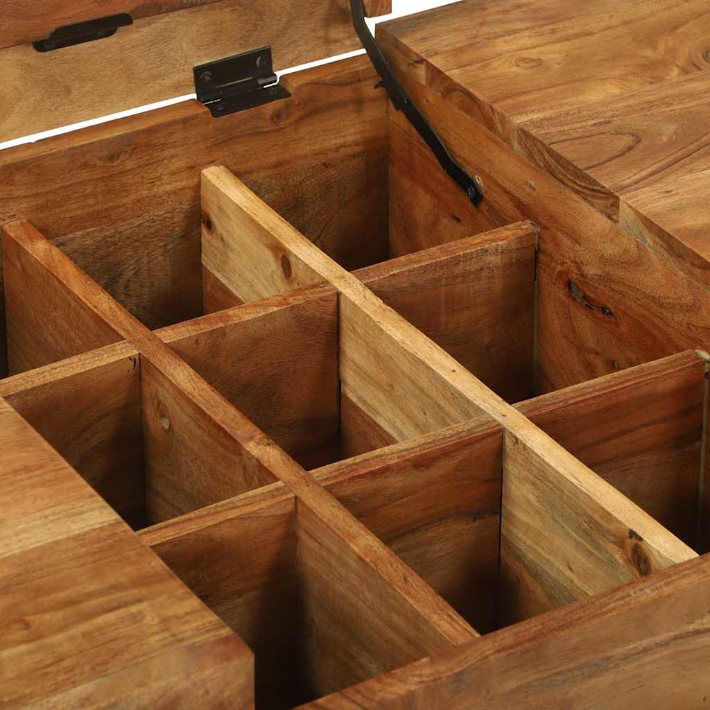 Coiffeuses pour Chambre Marron Bois d'acacia massif - XIOS