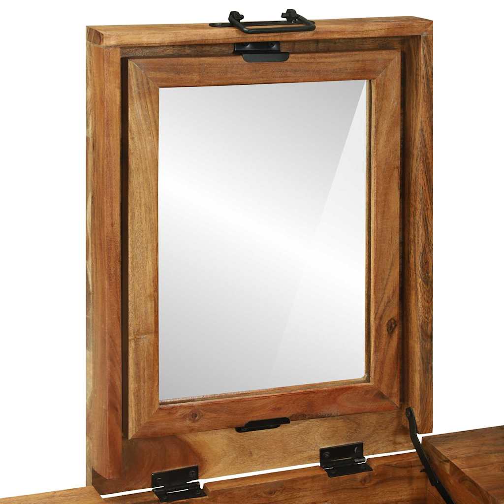 Coiffeuses pour Chambre Marron Bois d'acacia massif - XIOS