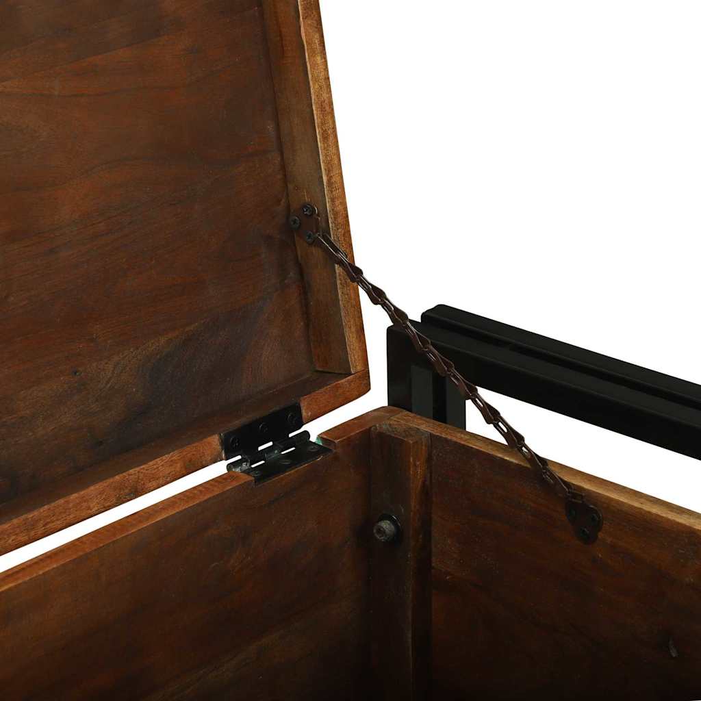 Boîte de Rangement 80 x 50 x 50 cm Bois de récupération - XIOS