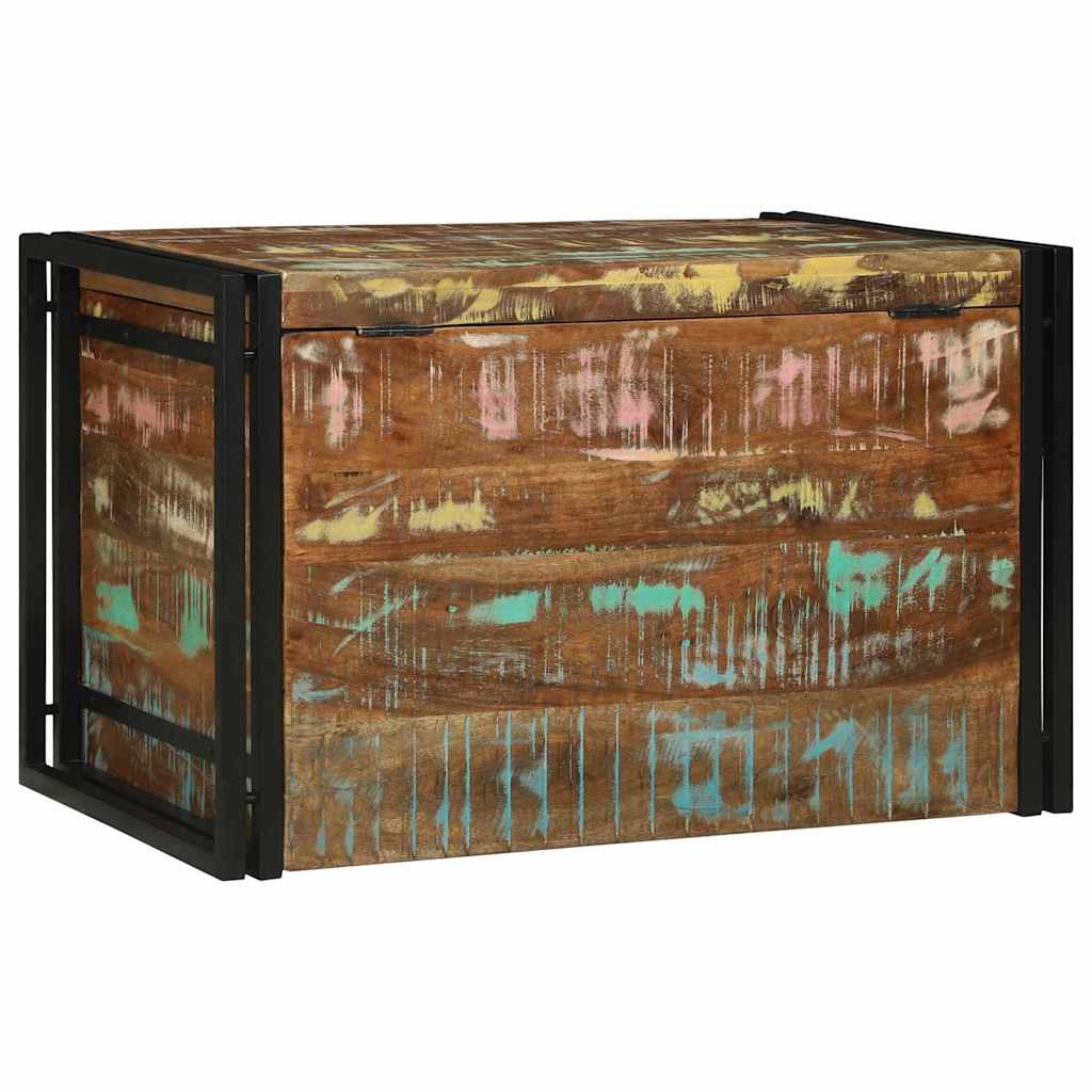 Boîte de Rangement 80 x 50 x 50 cm Bois de récupération - XIOS