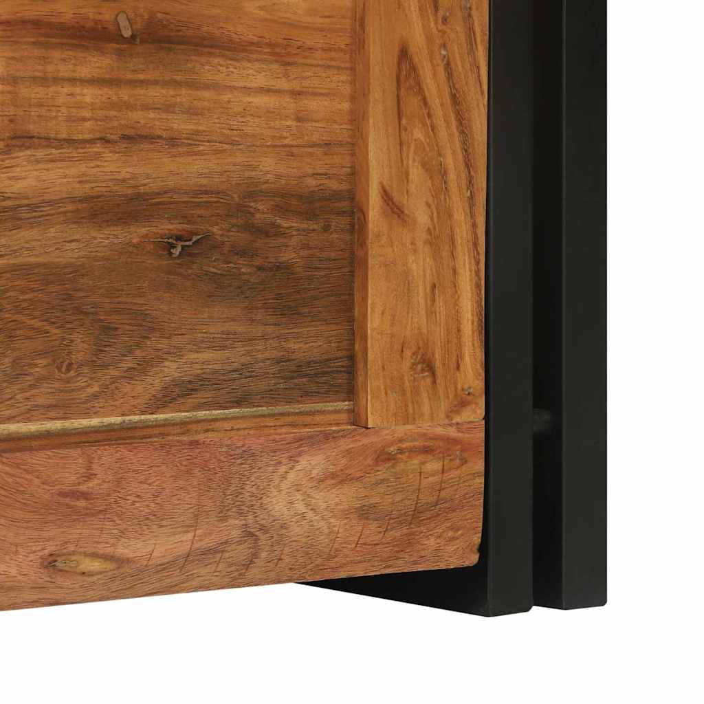 Coffres de rangement 40 x 40 x 40 cm Bois d'acacia massif - XIOS