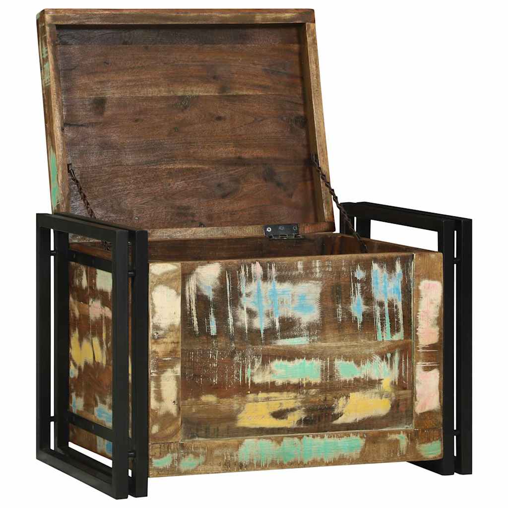 Boîte de Rangement 60 x 40 x 41 cm Bois de récupération - XIOS