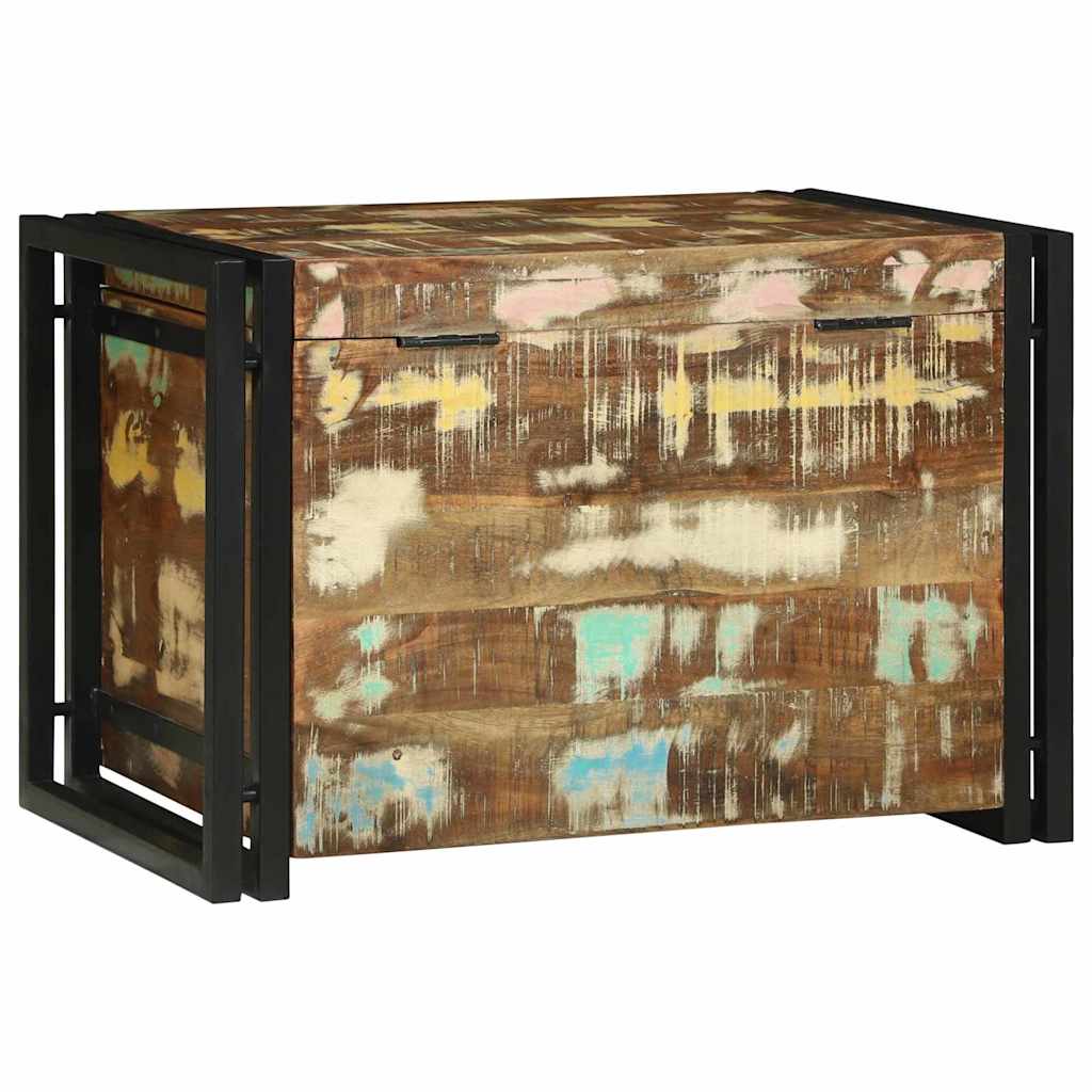 Boîte de Rangement 60 x 40 x 41 cm Bois de récupération - XIOS