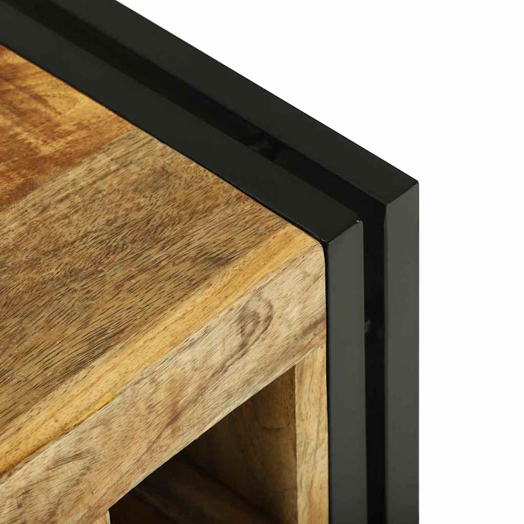 Étagère à vin Marron 34.5 x 35 x 39 cm Bois de manguier massif - XIOS
