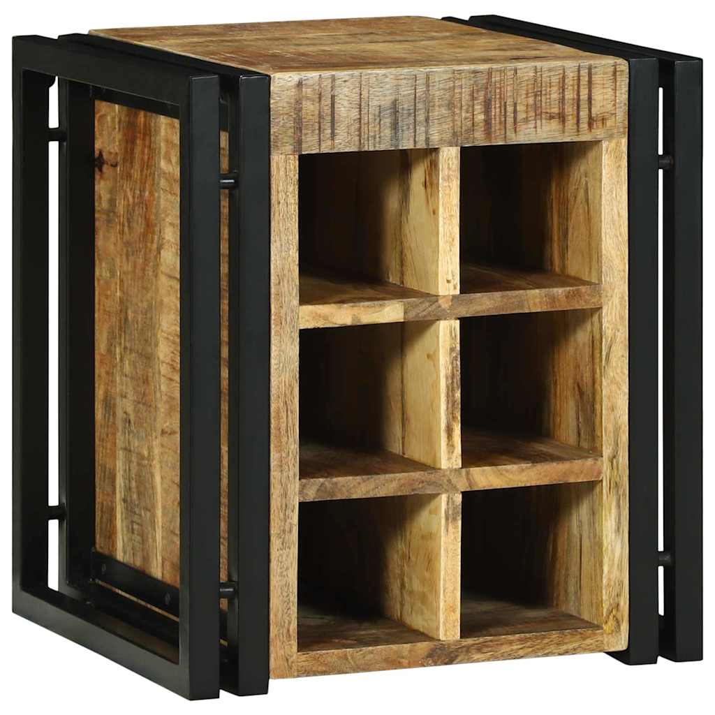 Étagère à vin Marron 34.5 x 35 x 39 cm Bois de manguier massif - XIOS