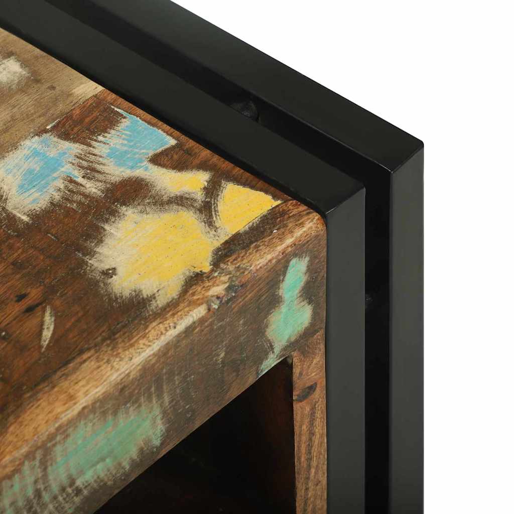 Étagère à vin 34.5 x 35 x 39 cm Bois massif de récupération - XIOS