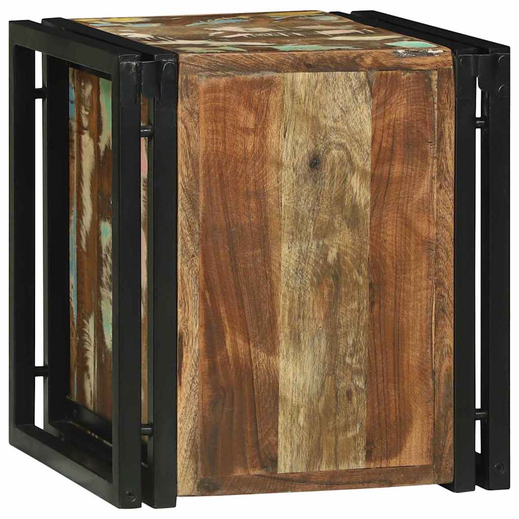 Étagère à vin 34.5 x 35 x 39 cm Bois massif de récupération - XIOS