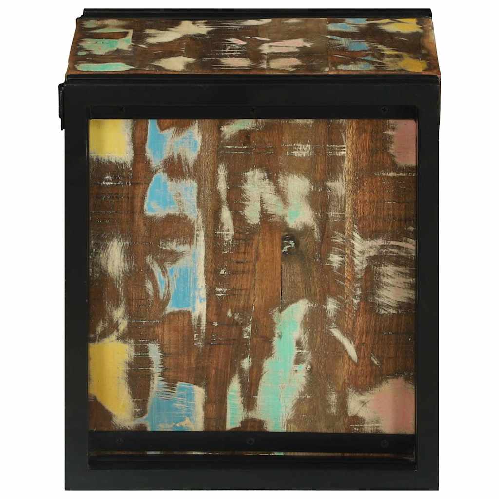 Étagère à vin 35 x 35 x 39 cm Bois Recyclé Solide - XIOS