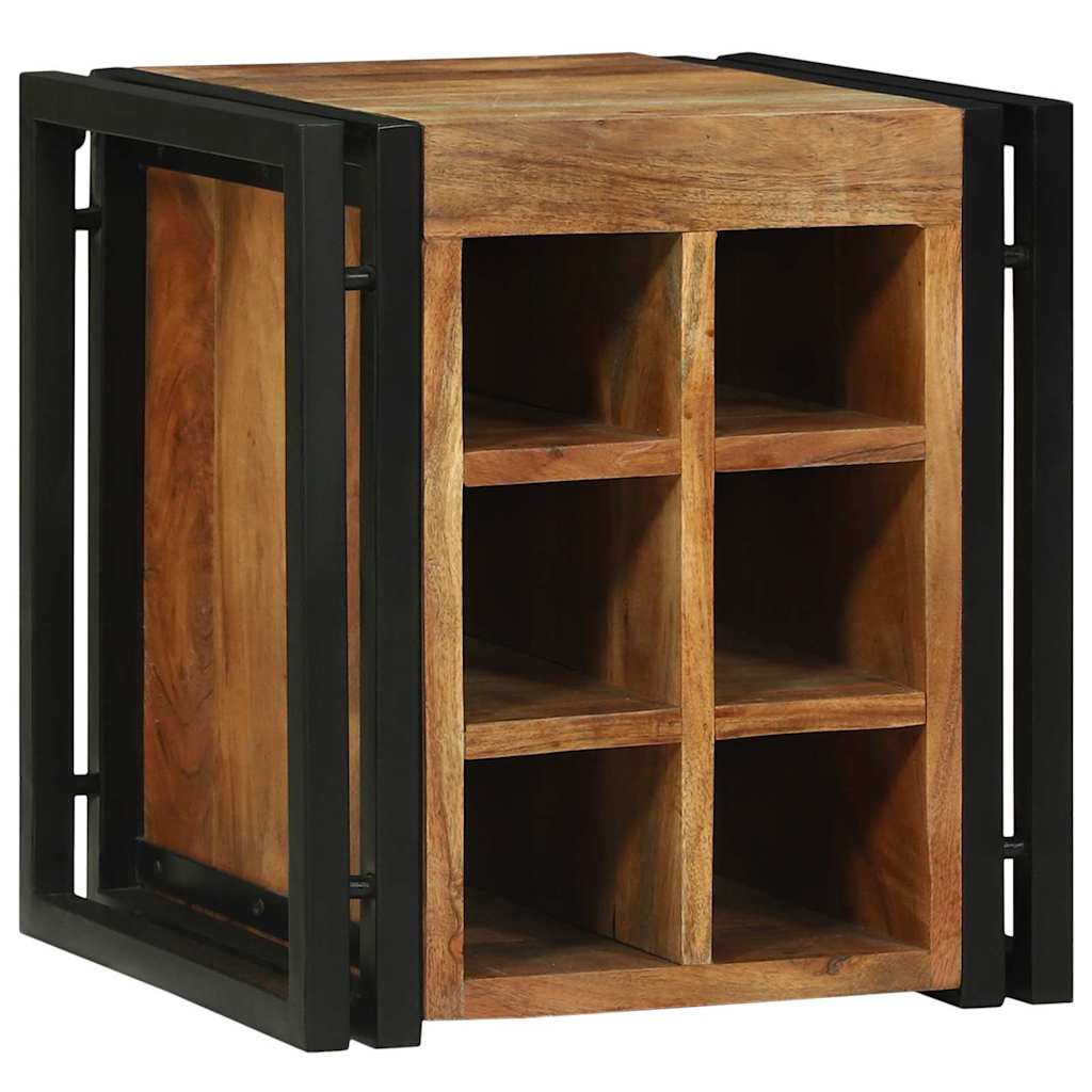 Étagère à vin Marron 34.5 x 35 x 39 cm Bois d'acacia massif - XIOS