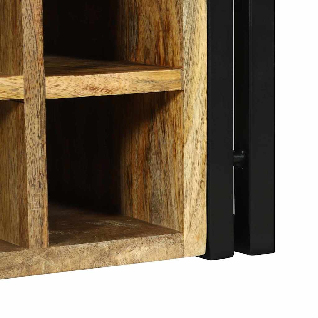 Étagère à vin 2 pcs 46 x 35 x 27,5 cm Bois de mangue massif - XIOS