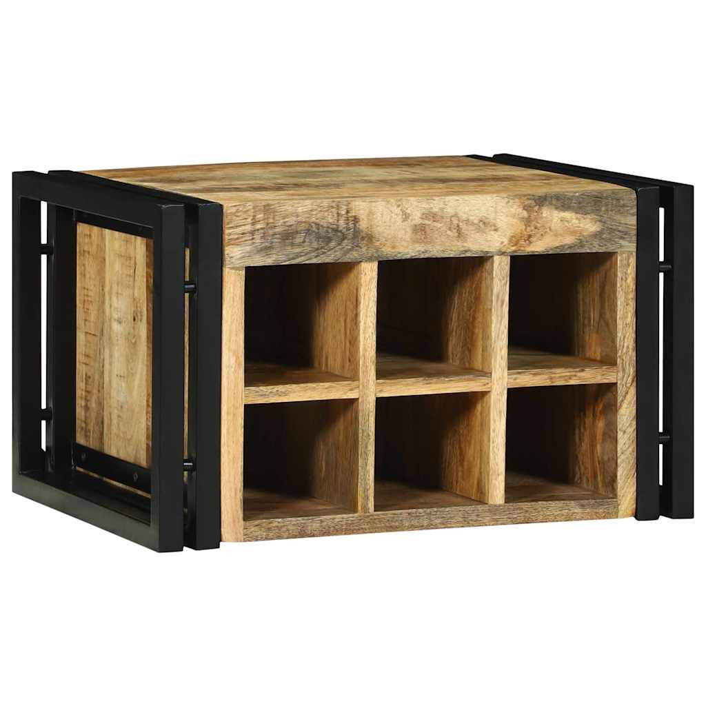 Étagère à vin 2 pcs 46 x 35 x 27,5 cm Bois de mangue massif - XIOS