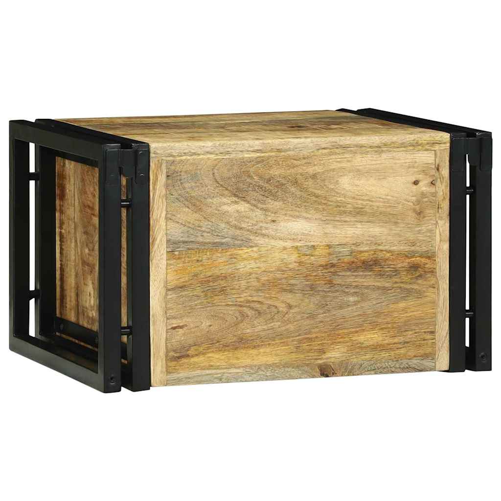 Étagère à vin 2 pcs 46 x 35 x 27,5 cm Bois de mangue massif - XIOS