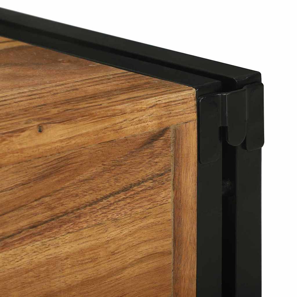 Étagère à vin 2 pc 46 x 35 x 27,5 cm Bois d'Acacia Massif - XIOS