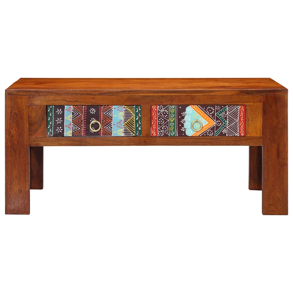 Table basse 90x50x40 cm bois d'acacia massif - XIOS