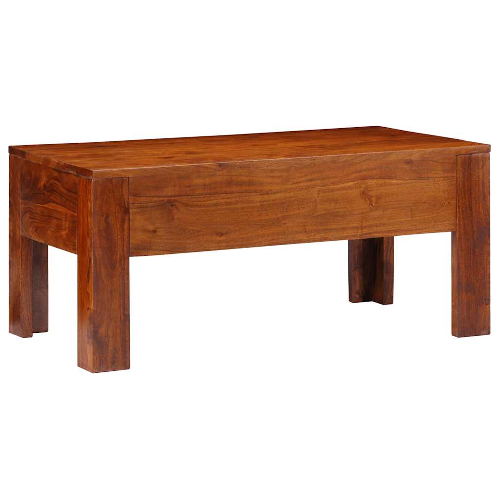 Table basse 90x50x40 cm bois d'acacia massif - XIOS