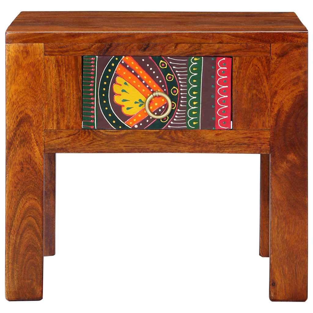 Tables de chevet 2 pcs 40x40x36 cm bois d'acacia massif - XIOS