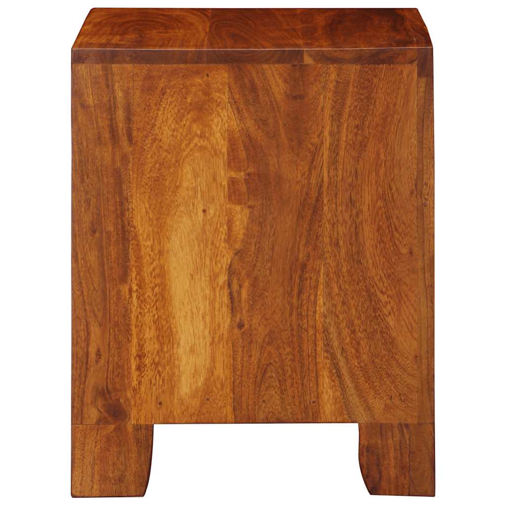 Table de chevet 40x35x45 cm bois d'acacia massif - XIOS
