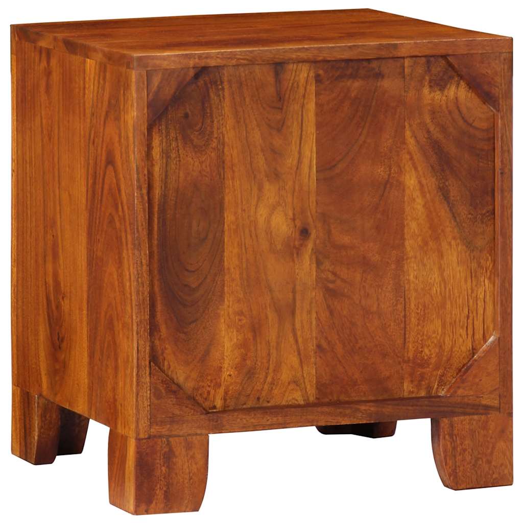 Table de chevet 40x35x45 cm bois d'acacia massif - XIOS