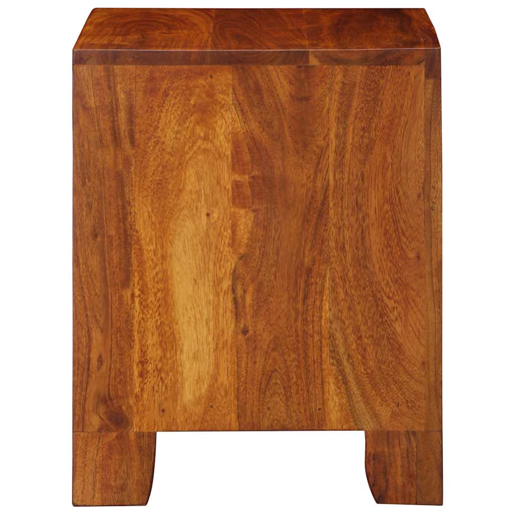 Table de chevet 2 pcs 40x35x45 cm bois d'acacia massif - XIOS