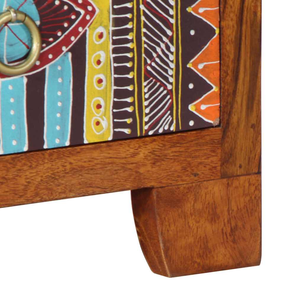 Table de chevet 2 pcs 35x35x45 cm bois d'acacia massif - XIOS