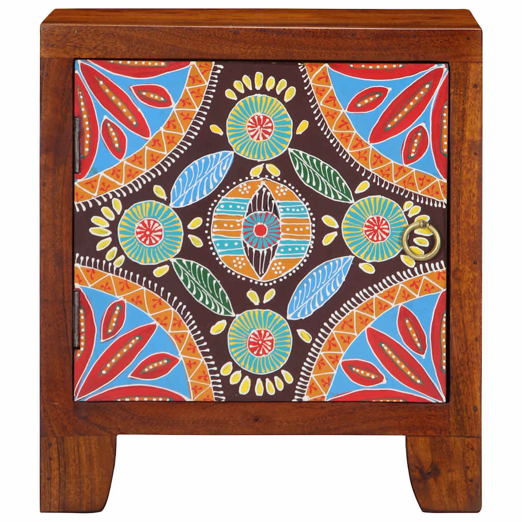 Table de chevet 40x30x45 cm bois d'acacia massif - XIOS