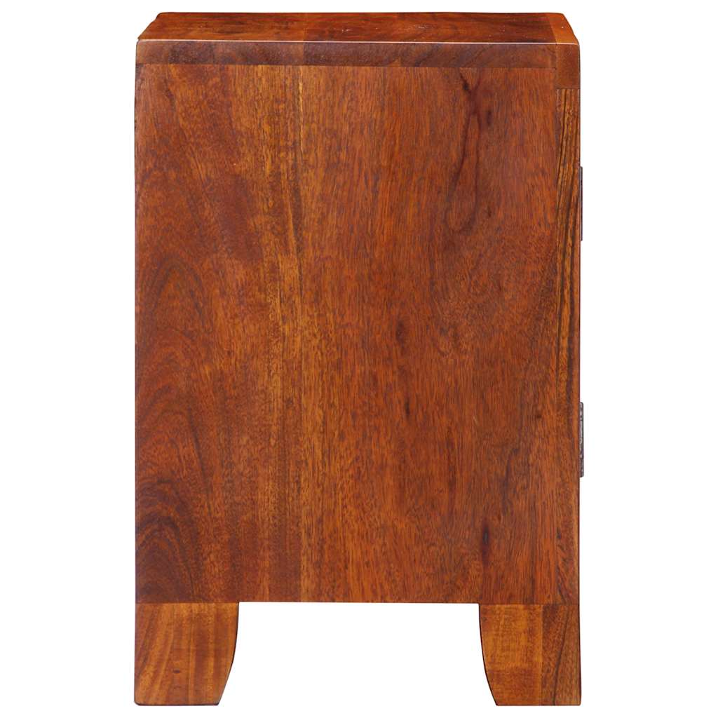 Table de chevet 40x30x45 cm bois d'acacia massif - XIOS