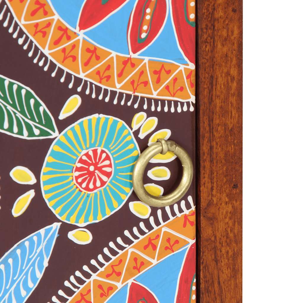 Table de chevet 40x30x45 cm bois d'acacia massif - XIOS