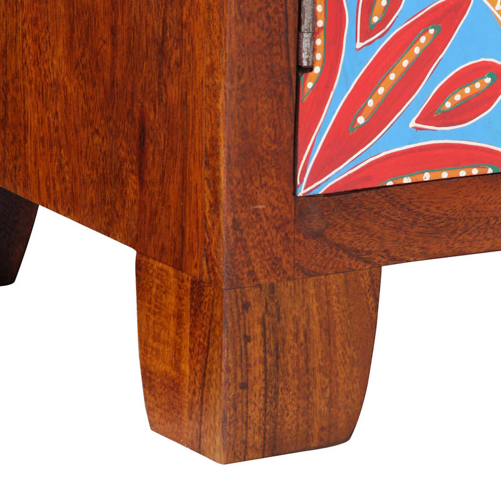 Table de chevet 40x30x45 cm bois d'acacia massif - XIOS