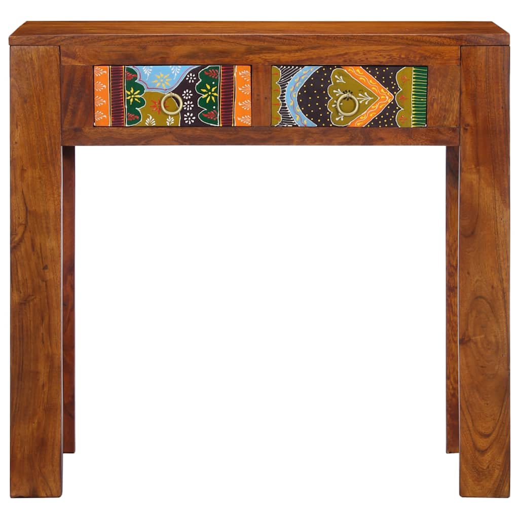 Table console 80x35x75 cm bois massif d'acacia - XIOS