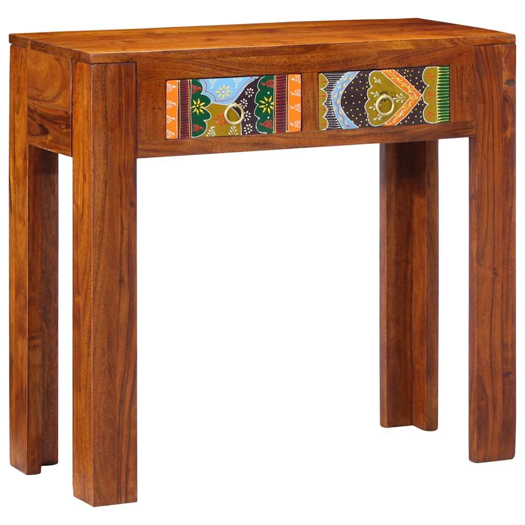 Table console 80x35x75 cm bois massif d'acacia - XIOS