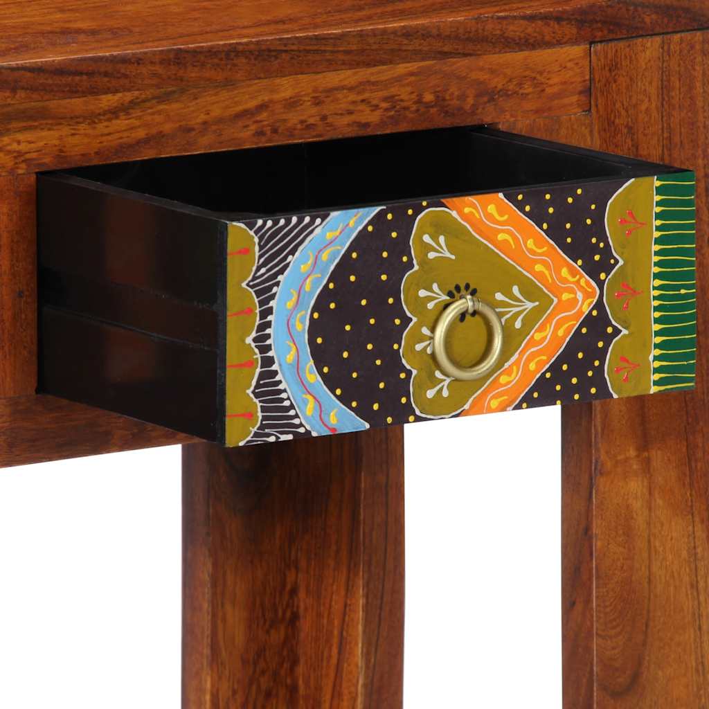 Table console 80x35x75 cm bois massif d'acacia - XIOS