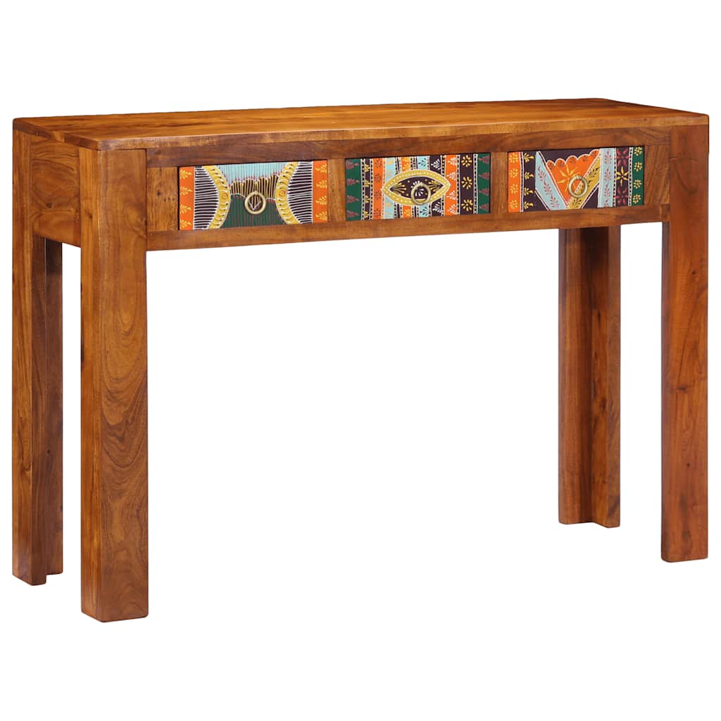 Table console 110x35x75 cm bois massif d'acacia - XIOS