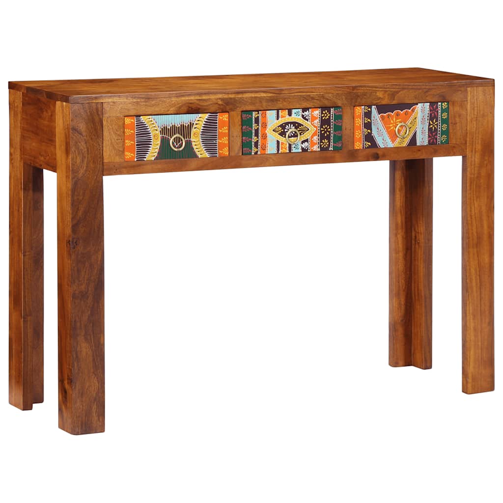 Table console 110x35x75 cm bois massif d'acacia - XIOS