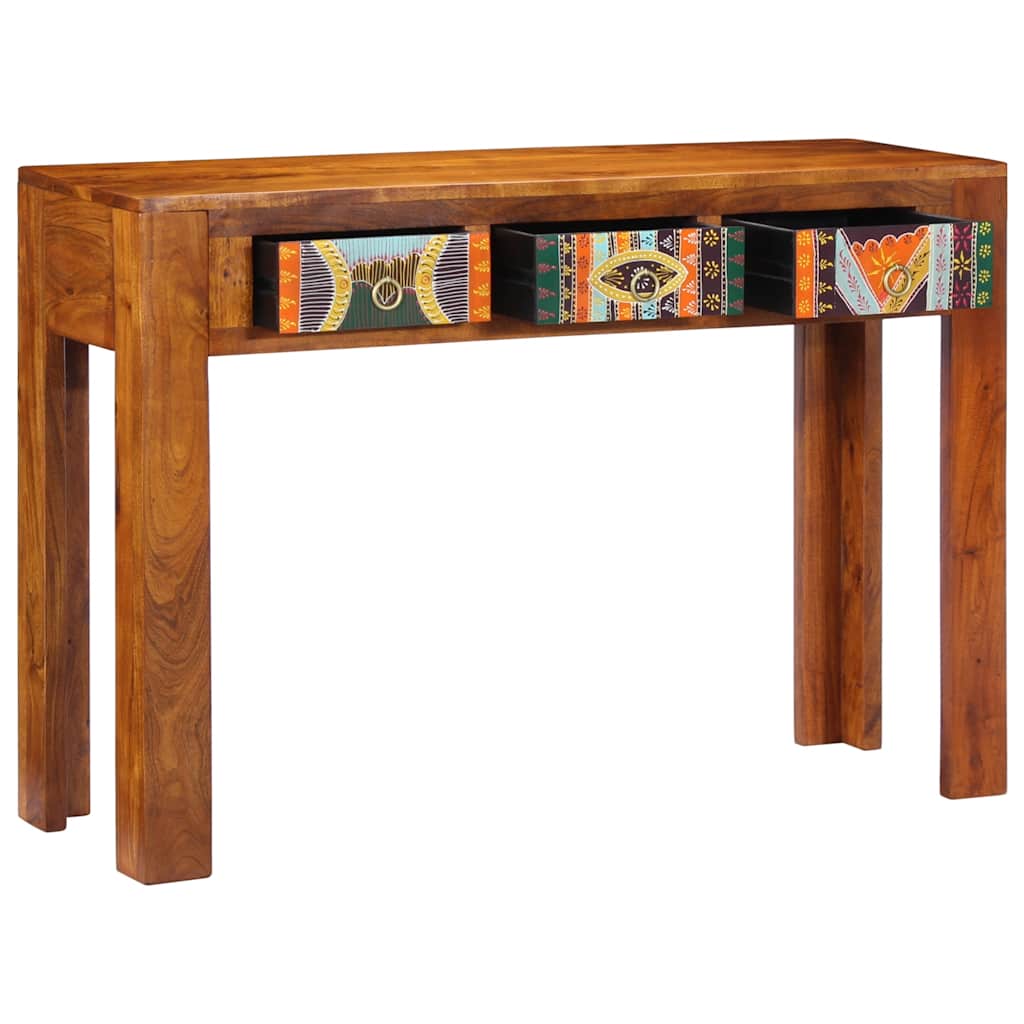 Table console 110x35x75 cm bois massif d'acacia - XIOS