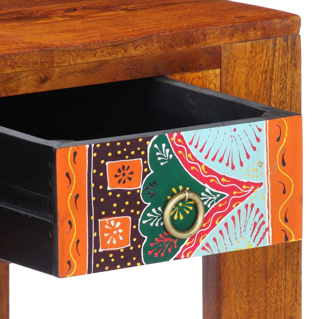 Bureau avec tiroir Marron 100 x 50 x 75 cm Bois d'acacia massif - XIOS