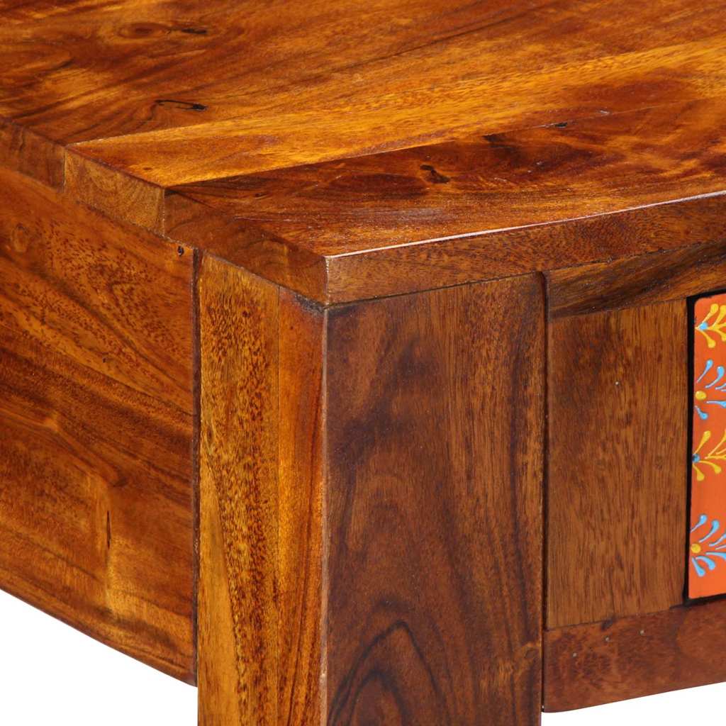 Bureau avec tiroir Marron 100 x 50 x 75 cm Bois d'acacia massif - XIOS