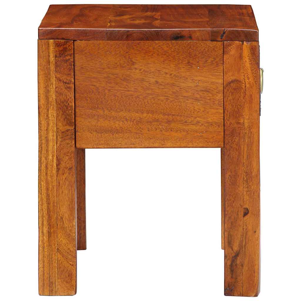 Table d'appoint Marron 40 x 30 x 36 cm Bois d'acacia massif - XIOS