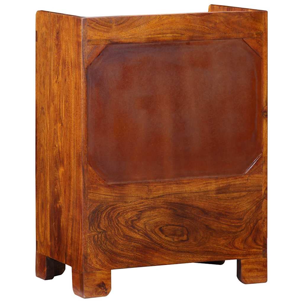 Cabinet à chaussures avec étagère Marron 55 x 35 x 75 cm