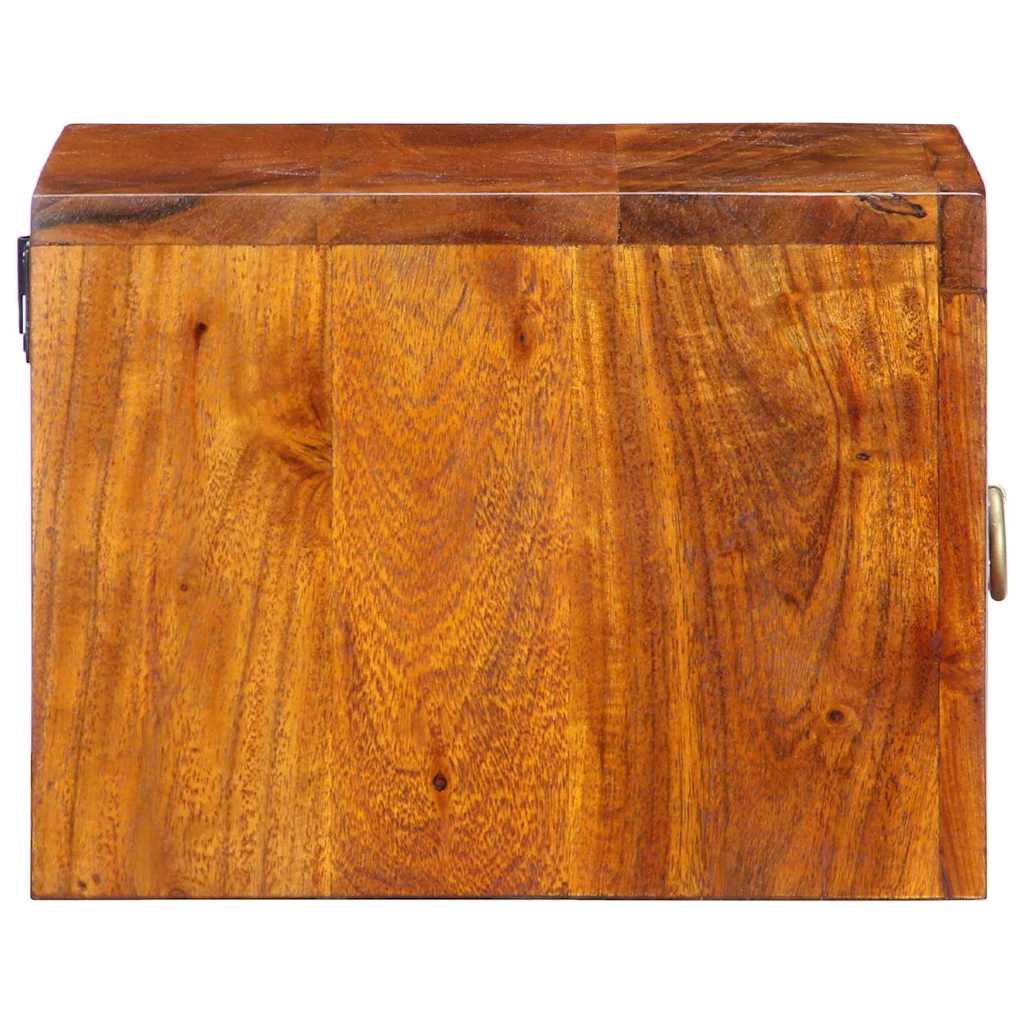 Cabinet de chevet Marron 35 x 30 x 22 cm Bois d'acacia massif - XIOS