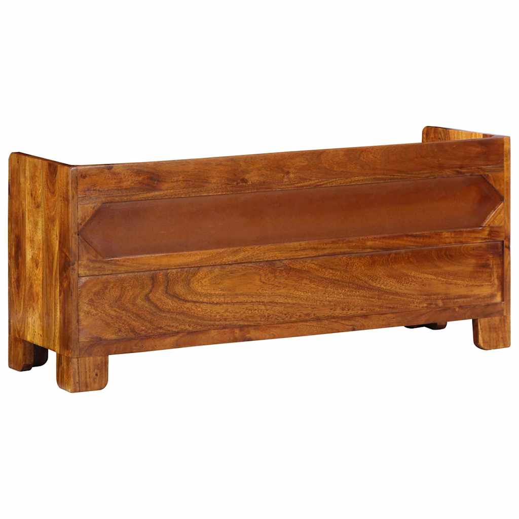 Banc à chaussures avec tiroir Marron miel 100 x 35 x 45 cm - XIOS